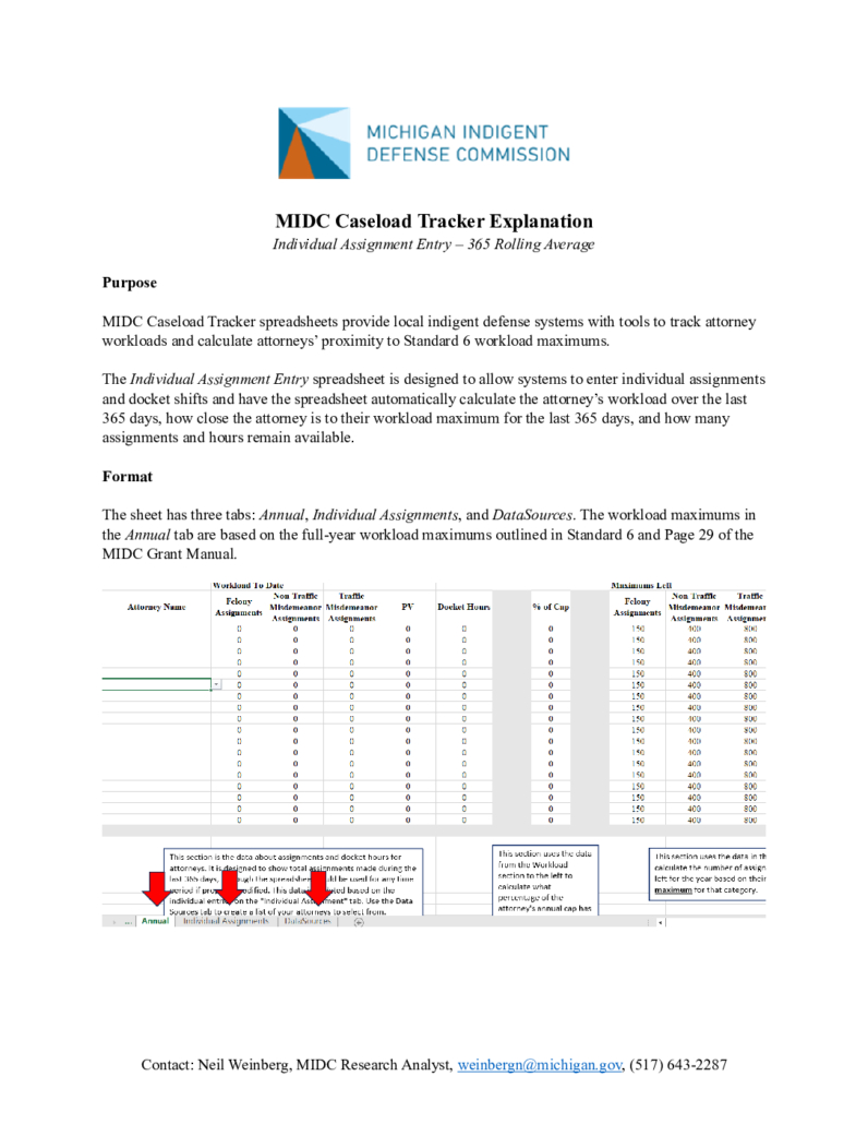 MIDC Caseload Tracker Explanation_Individual Assignment Entry_365 ...